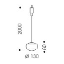 Oligo Smart.Point System- Pendelleuchte Grace / Weiß glänzend 2200-5000K - G20-931-41-20