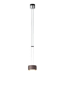 Oligo Pendelleuchte GRACE / 1-flammig / Brazilian brown - Alu gebürstet G42-931-17-41