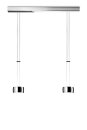 Oligo Pendelleuchte GRACE / 2-flammig / Alu gebürstet - Alu gebürstet G42-931-27-12