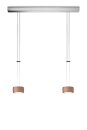 Oligo Pendelleuchte GRACE / 2-flammig / Alu gebürstet - Alu gebürstet G42-931-27-12