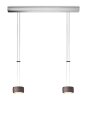 Oligo Pendelleuchte GRACE / 2-flammig / Alu gebürstet - Alu gebürstet G42-931-27-12
