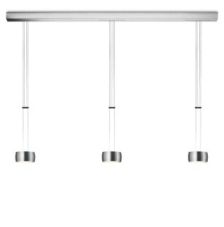 Oligo Pendelleuchte GRACE / 3-flammig / Alu gebürstet - Alu gebürstet G42-931-37-12