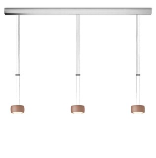 Oligo Pendelleuchte GRACE / 3-flammig / Satin Copper - Alu gebürstet G42-931-37-15