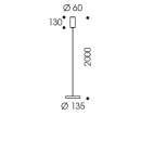 Oligo Pendelleuchte Decent 1-flammig / ohne Höhenverst. Weiß matt G42-885-11-21