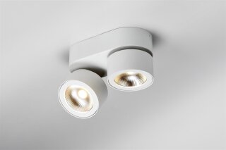 Lupia Bloc 2Mn Led-Deckenleuchte Weiß, 2x15w, 2800 Lumen, 2700K