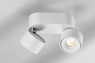 Lupia Bloc 2S Led-Deckenleuchte Weiß, 2x7,5w, 1100 Lumen, 3000K