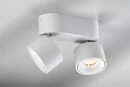 Lupia Bloc 2S Led-Deckenleuchte Weiß, 2x7,5w, 1100 Lumen, 3000K