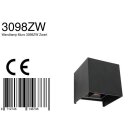 Steinhauer Muro Wandl. led vierkant 2x3w 3098ZW