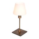 Steinhauer Tischleuchte Ancilla, Glas weiß opal 3100BR