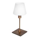 Steinhauer Tischleuchte Ancilla, Glas weiß opal 3100BR