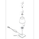 Steinhauer Ancilla Tafell. 1-l. glas white opal 3100ST