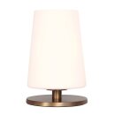 Steinhauer Ancilla Tafell. 1-l. glas white opal E27 3101BR