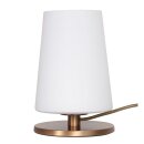 Steinhauer Ancilla Tafell. 1-l. glas white opal E27 3101BR