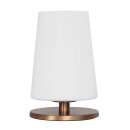 Steinhauer Ancilla Tafell. 1-l. glas white opal E27 3101BR