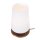 Steinhauer Ancilla Tafell. 1-l. glas white opal E27 3101BR