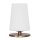 Steinhauer Ancilla Tafell. 1-l. glas white opal E27 3101BR