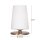 Steinhauer Ancilla Tafell. 1-l. glas white opal E27 3101BR