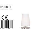 Steinhauer Ancilla Tafell. 1-l. glas white opal E27 3101ST