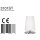 Steinhauer Ancilla Tafell. 1-l. glas white opal E27 3101ST