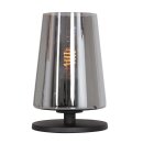 Steinhauer Ancilla Tafell. 1-l. smoke glas E27 3103ZW