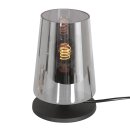 Steinhauer Ancilla Tafell. 1-l. smoke glas E27 3103ZW