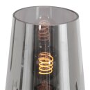 Steinhauer Ancilla Tafell. 1-l. smoke glas E27 3103ZW