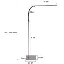 Steinhauer - Mexlite Serpent Vloerl. 1-l. Led *M* 3115ST