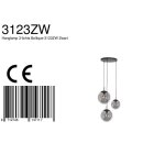 Steinhauer Bollique  Hangl. 3-l. glasbol rond 3123ZW