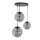 Steinhauer Bollique  Hangl. 3-l. glasbol rond 3123ZW