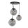 Steinhauer Bollique  Hangl. 3-l. glasbol rond 3123ZW