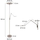 Steinhauer Soleil Vloerl. 2-L. Led 3258ST