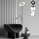 Steinhauer Soleil Vloerl. 2-L. Led 3258ZW