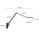 Steinhauer Soleil Wandl. 1-L Led  knik 3259ZW