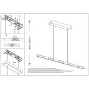Steinhauer Bloc Hangl.7-l. Led 6w 3296ZW