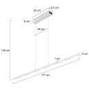 Steinhauer Bloc Hangl. 11-l. Led 6w 3297ST