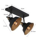 Steinhauer - Mexlite Nové Wandlamp 2-l. *M* 3327ZW