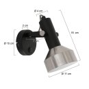 Steinhauer - Mexlite Acier Spot 1-l. E27 *M* 3337ZW