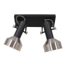 Steinhauer - Mexlite Acier Spot 2-l. E27 *M* 3338ZW