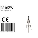 Steinhauer - Mexlite Triek Vloerl. 1-l. (armatuur) *M* 3348ZW