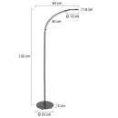 Steinhauer - Mexlite Platu Vloerl. 1-l. led *M* 3351ZW