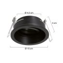 Steinhauer Pélite spot Spot 1-l. GU10 10cm 3371ZW
