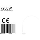 Steinhauer Sparkled Light Vloerl. 1-L. Boog (armatuur) 7268W