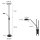 Steinhauer - Mexlite Biron Vloerl. 2-l .Led Metaal *m* 7500ZW
