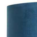 Steinhauer Kappen Kap 50*50*20 Rnd Be27 velours blauw K1066ZS