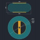 Steinhauer - Anne Light & home Maze AN Kap 60*25cm rond bamboo K2001HS