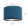 Steinhauer Kappen Kap 30*30*18 Rnd Be27 velours blauw K7396ZS