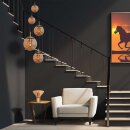 Steinhauer Hangl.. 5-l. glasbol amber glass