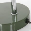 Steinhauer Tischleuchte Spring mit Flexarm grün + Chrom