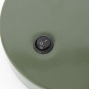 Steinhauer Tischleuchte Spring mit Flexarm grün + Chrom