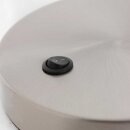 Steinhauer Tischleuchte Spring mit Flexarm Nickel-matt + Chrom